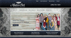 Desktop Screenshot of madisonparkdental.com